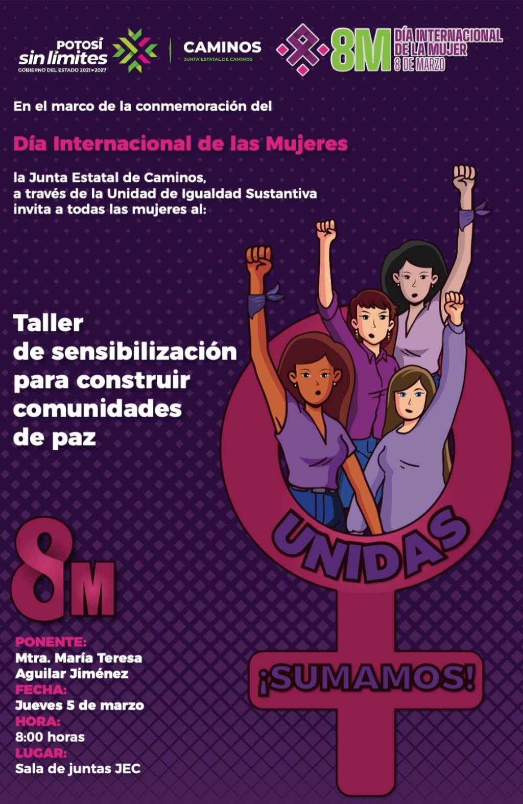 CONMEMORA GOBIERNO EL 8M CON JORNADAS DE CAPACITACIÓN EN&nbsp;DEPENDENCIAS