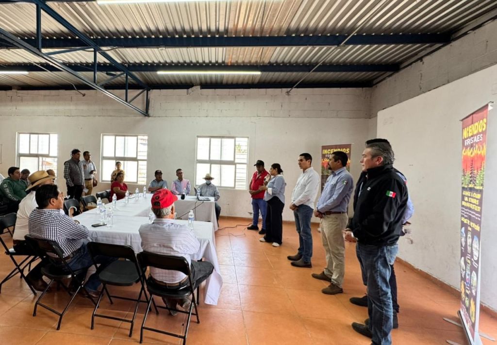 Refuerzan prevención de incendios con capacitación a ejidatarios de la Delegación La&nbsp;Pila