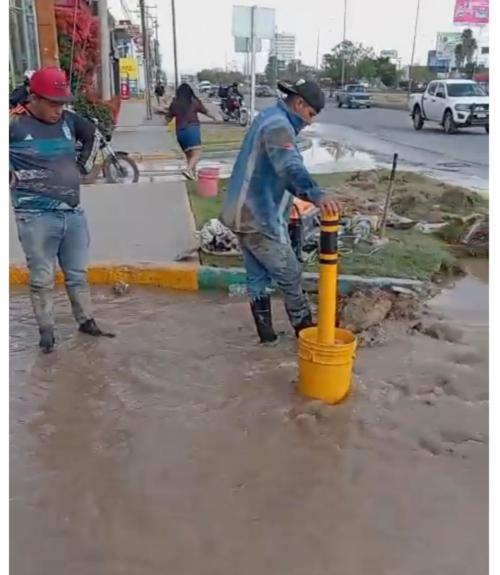 Por reparación de fugas, se detiene momentáneamente el pozo Abastos&nbsp;II