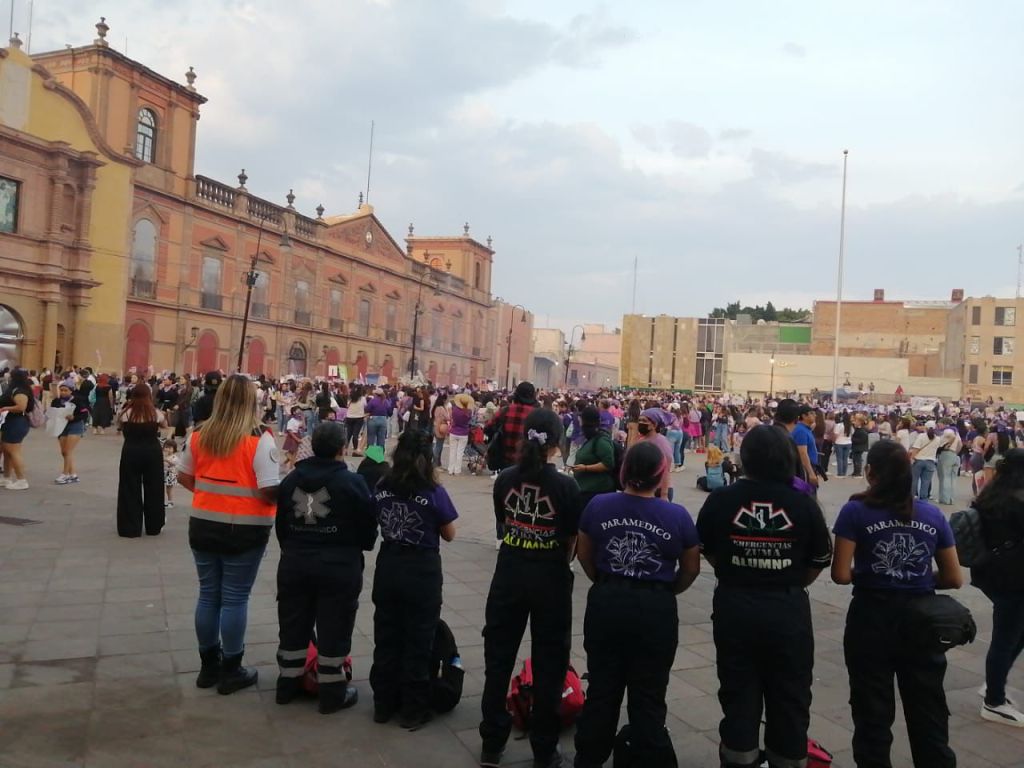 MUJERES DESTACAN EN OPERATIVO DURANTE MARCHA DEL&nbsp;8M