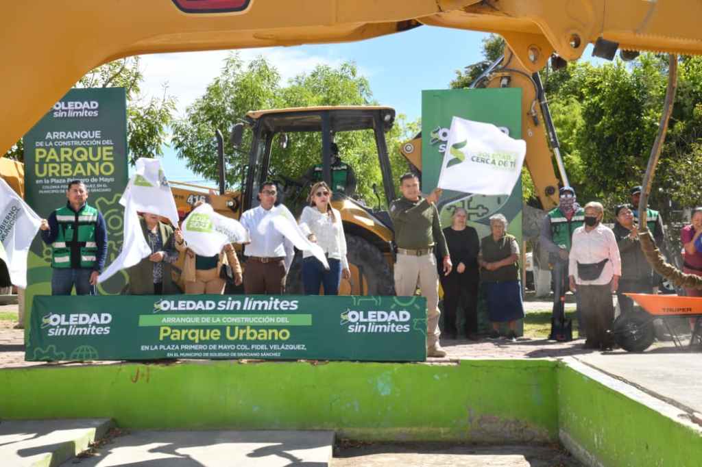 GOBIERNO DE SOLEDAD INICIA CONSTRUCCIÓN DE NUEVO Y MODERNO PARQUE&nbsp;URBANO