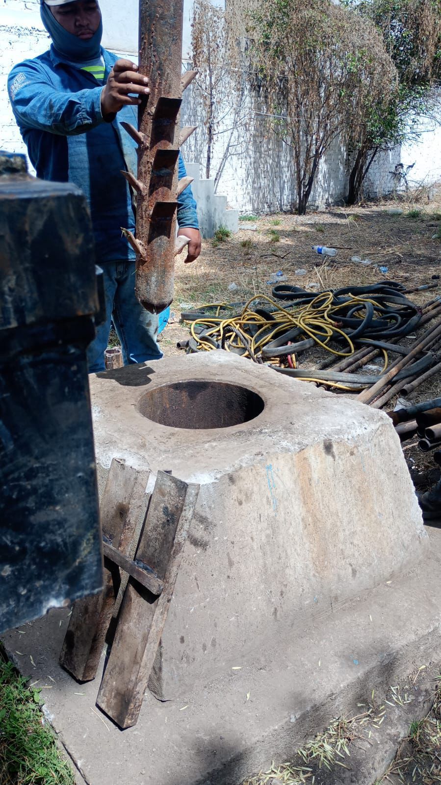 INTERAPAS mantiene trabajo permanente para restablecer el pozo Jacarandas&nbsp;II