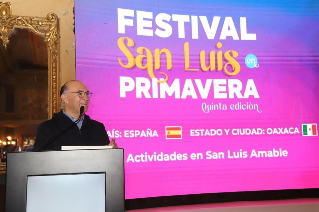 Alcalde Enrique Galindo presenta el Festival Internacional San Luis en Primavera&nbsp;2026
