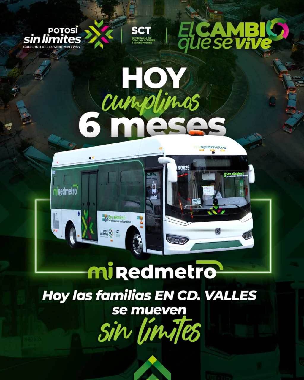 REDMETRO REVOLUCIONA LA MOVILIDAD EN CIUDAD&nbsp;VALLES