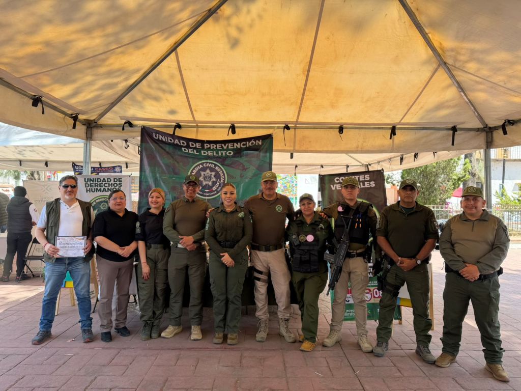 GOBIERNO ESTATAL LLEVA FERIA DE SEGURIDAD A MEXQUITIC DE&nbsp;CARMONA