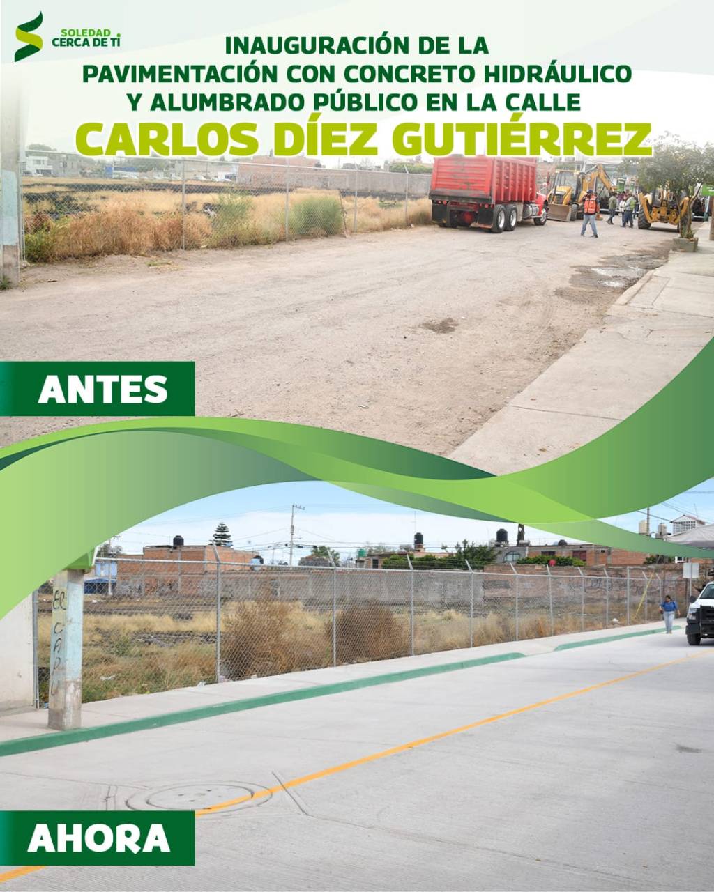 HABITANTES DE COLONIA FIDEL VELÁZQUEZ RESALTAN CAMBIO VENIDERO CON INICIO DE PARQUE URBANO