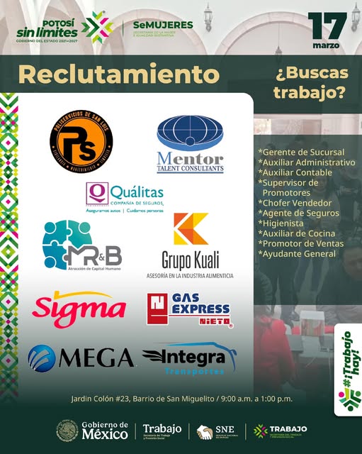 GOBIERNO ESTATAL REALIZARÁ JORNADA DE RECLUTAMIENTO PARA MUJERES