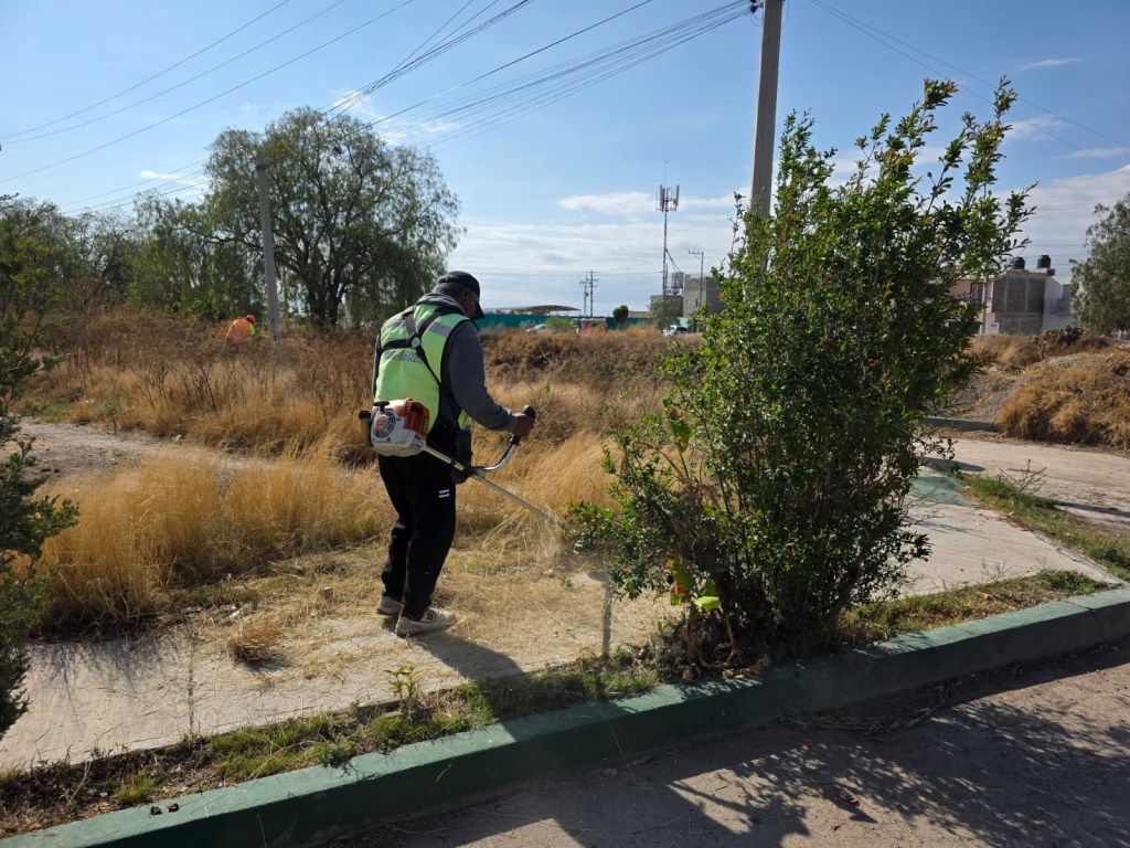 VILLA DE POZOS IMPULSA LIMPIEZA Y REHABILITACIÓN DE ÁREAS&nbsp;VERDES