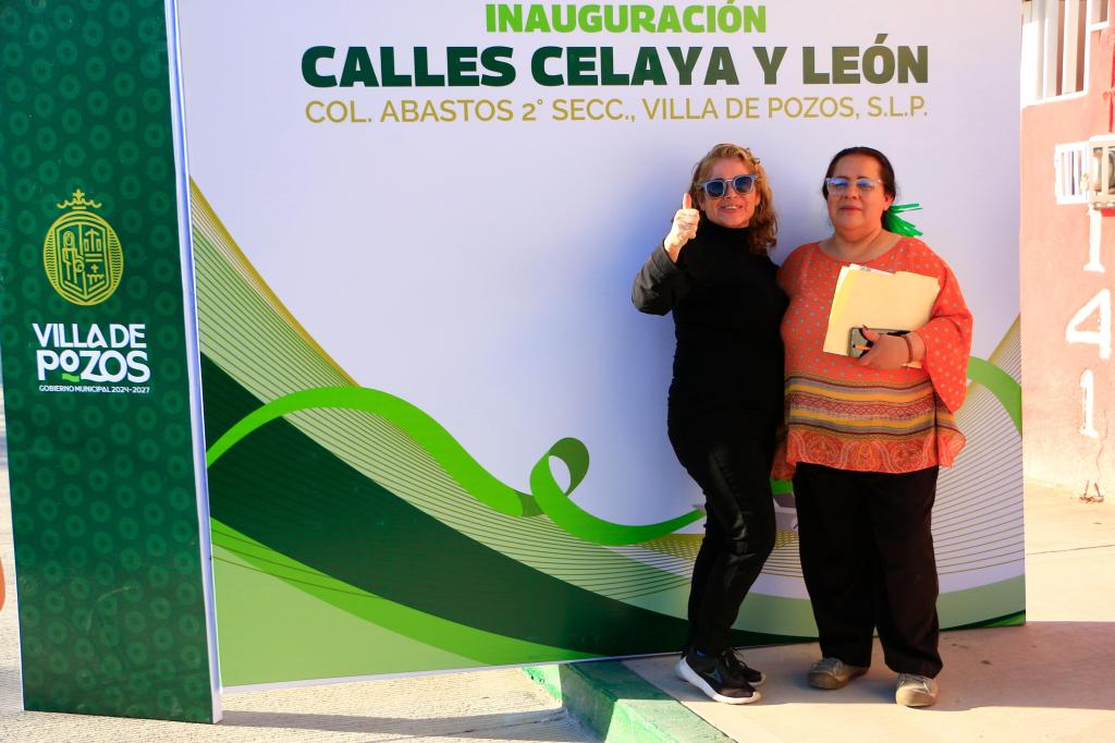 VILLA DE POZOS BRINDA CALLES DIGNAS EN ABASTOS SEGUNDA SECCIÓN