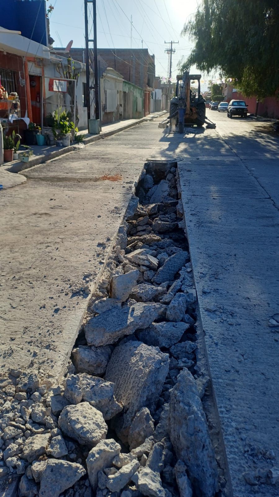 Interapas da respuesta a vecinos con obra de drenaje en El&nbsp;Saucito