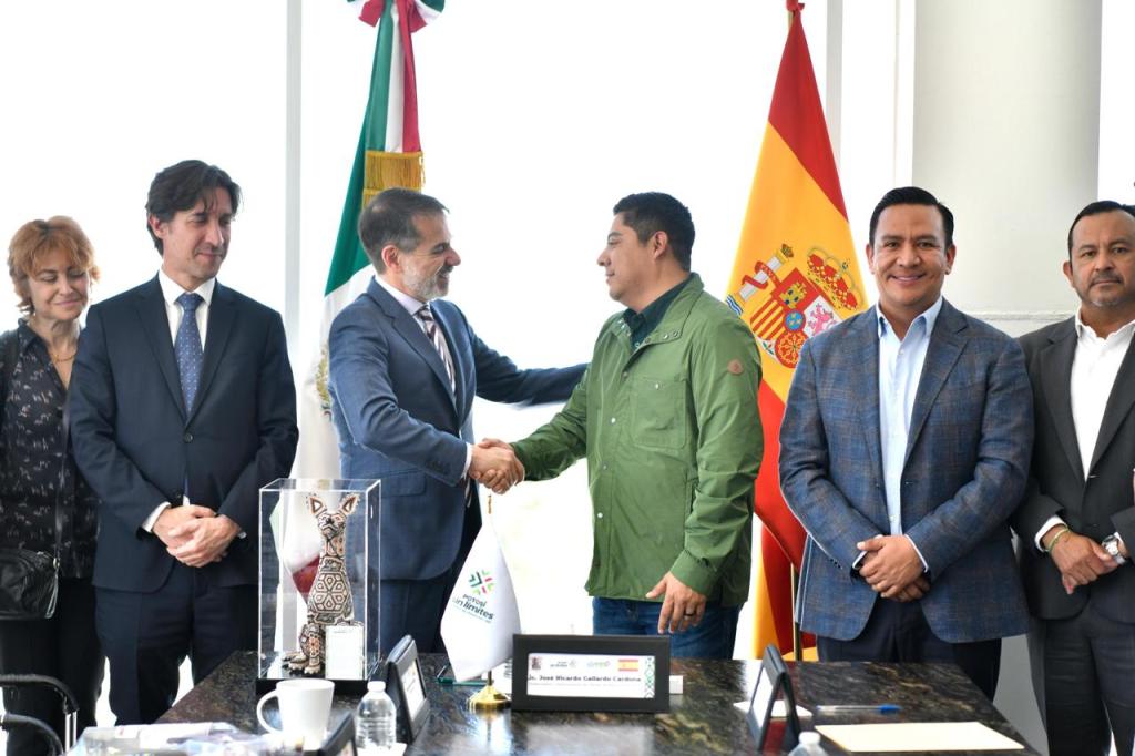 RICARDO GALLARDO FORTALECE RELACIÓN INSTITUCIONAL CON&nbsp;ESPAÑA