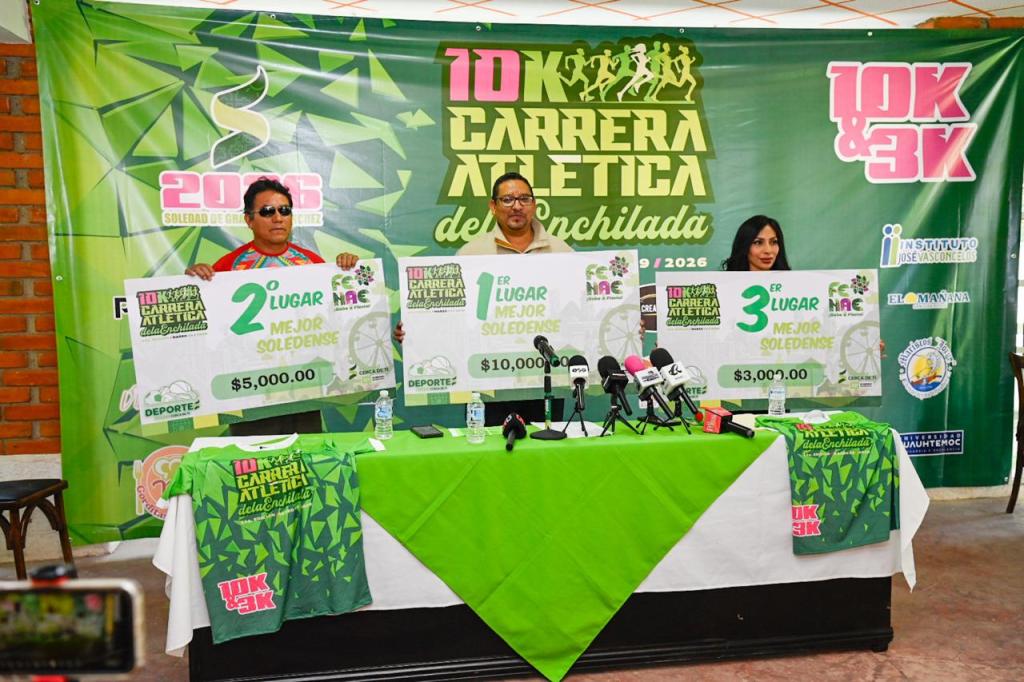 CARRERA ATLÉTICA DE LA ENCHILADA INCREMENTA PREMIOS EN EFECTIVO A CATEGORÍA DE&nbsp;SOLEDENSES