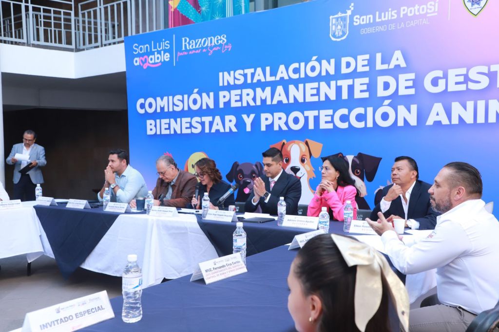 Reafirma Ayuntamiento de SLP compromiso con el bienestar y protección animal con instalación de la Comisión&nbsp;Municipal