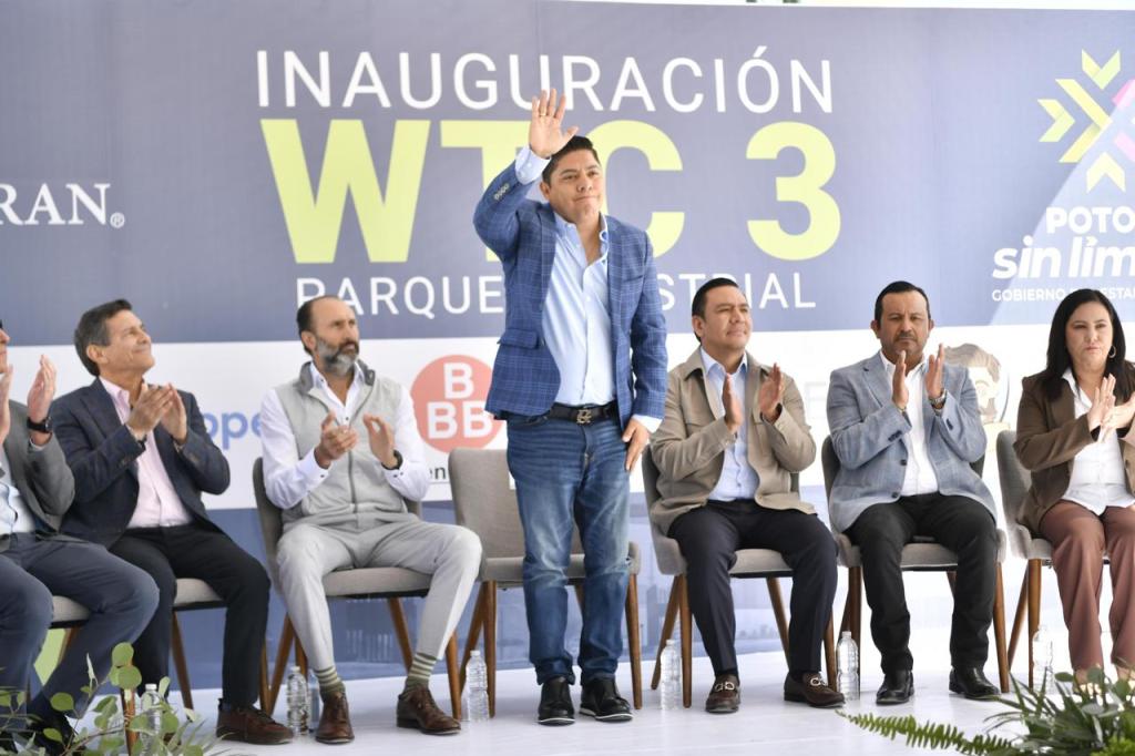 RICARDO GALLARDO E INICIATIVA PRIVADA INAUGURAN NUEVO PARQUE INDUSTRIAL WTC&nbsp;3
