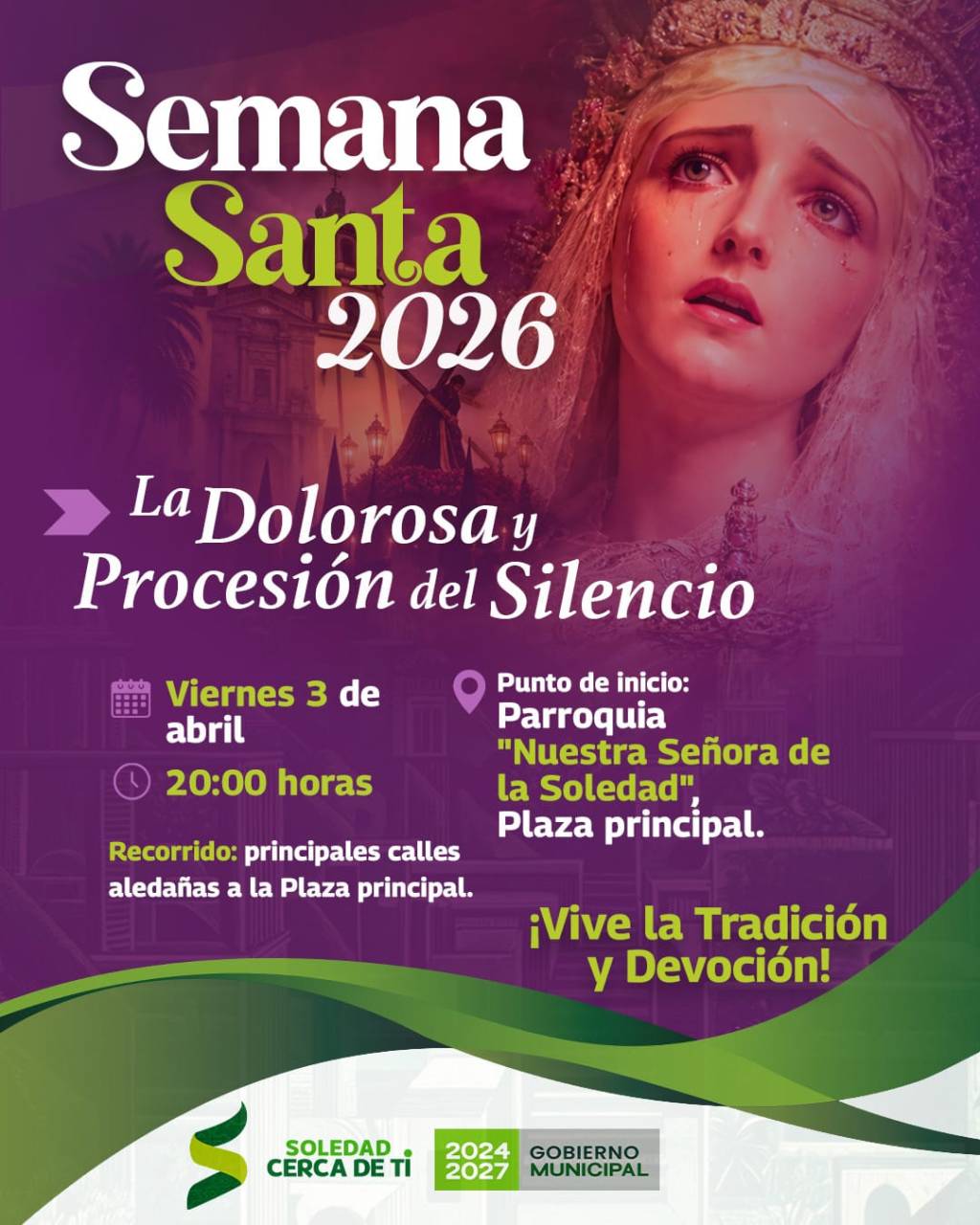 SOLEDAD OFRECE UNA SEMANA SANTA DE ACTIVIDADES CULTURALES PARA TODA LA&nbsp;FAMILIA