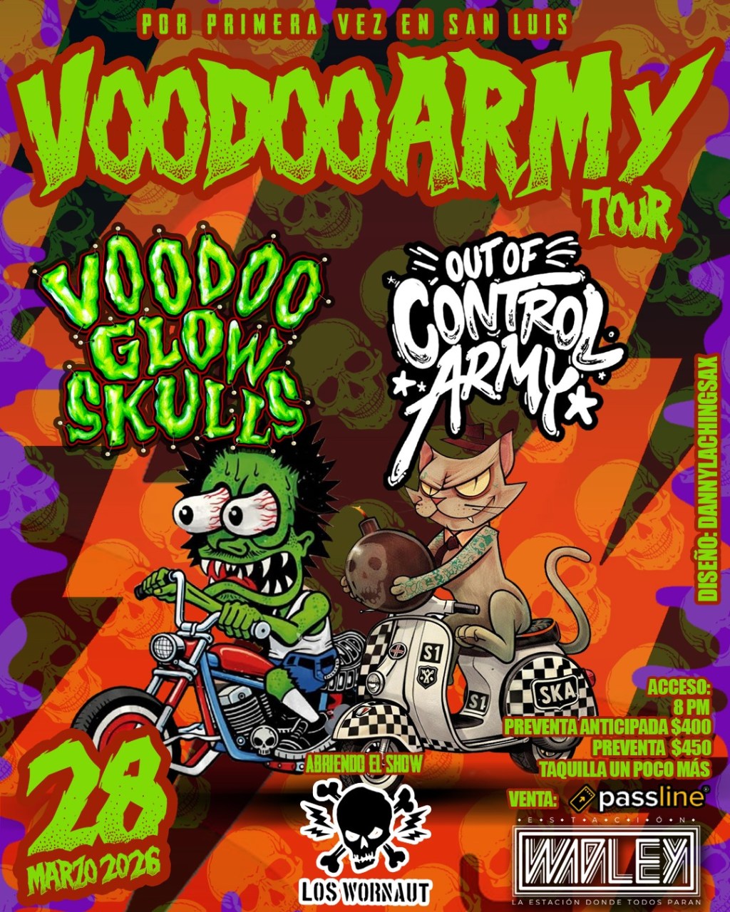 LEYENDAS DEL SKA-PUNK LLEGAN A SAN LUIS POTOSÍ CON EL VOODOO ARMY&nbsp;TOUR