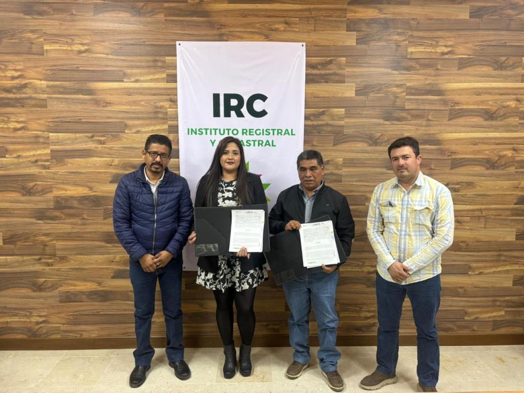 SAN LUIS FORTALECE SEGURIDAD JURÍDICA CON CONVENIOS CATASTRALES