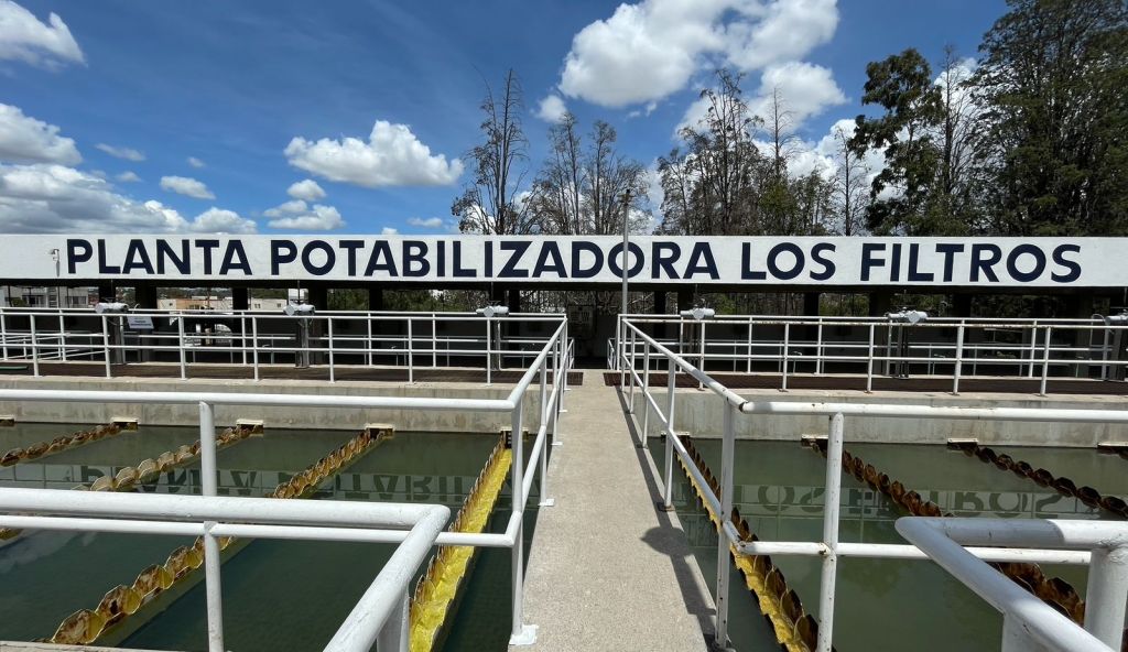 Planta Filtros potabiliza agua para más de 58 mil usuarios en la capital