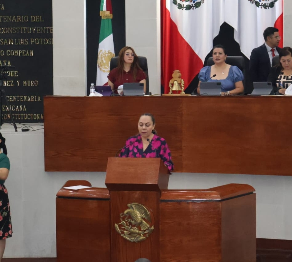 SARA ROCHA IMPULSA REFORMA PARA QUE NINGUNA MUJER GANE MENOS QUE UN HOMBRE EN SAN LUIS&nbsp;POTOSÍ.