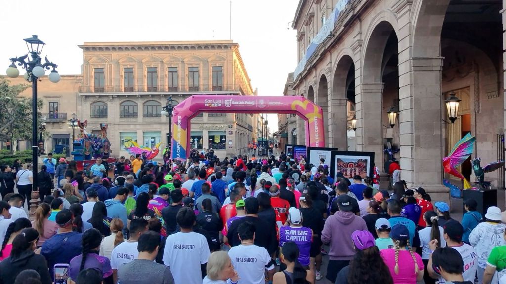 Más de mil corredores viven el Trote por los 7 Templos en San Luis&nbsp;Capital