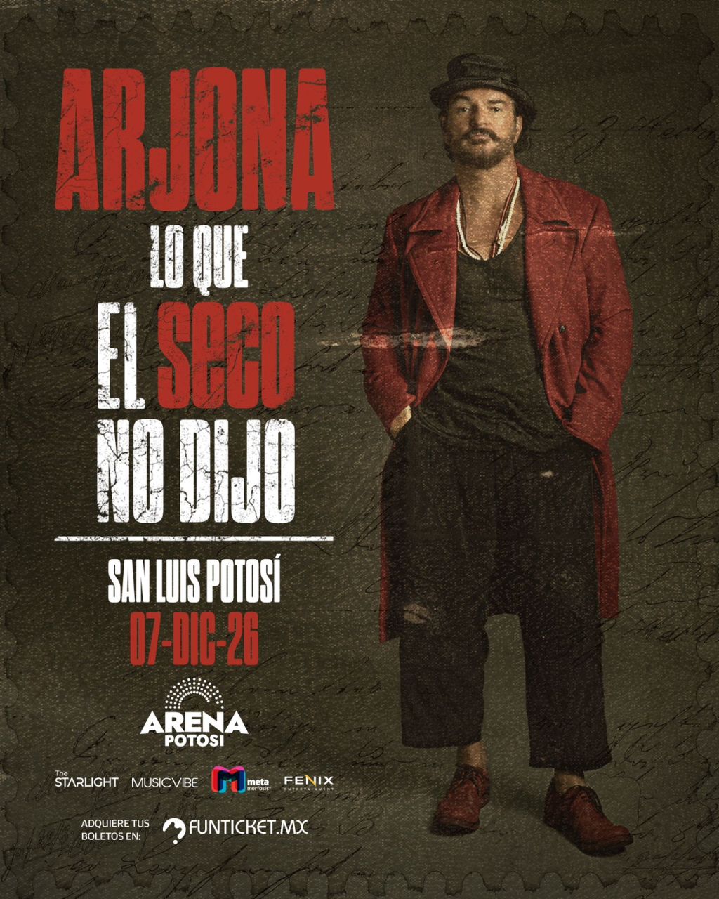 ARJONA LLEGA A SAN LUIS CON ESPECTÁCULO&nbsp;INTERNACIONAL