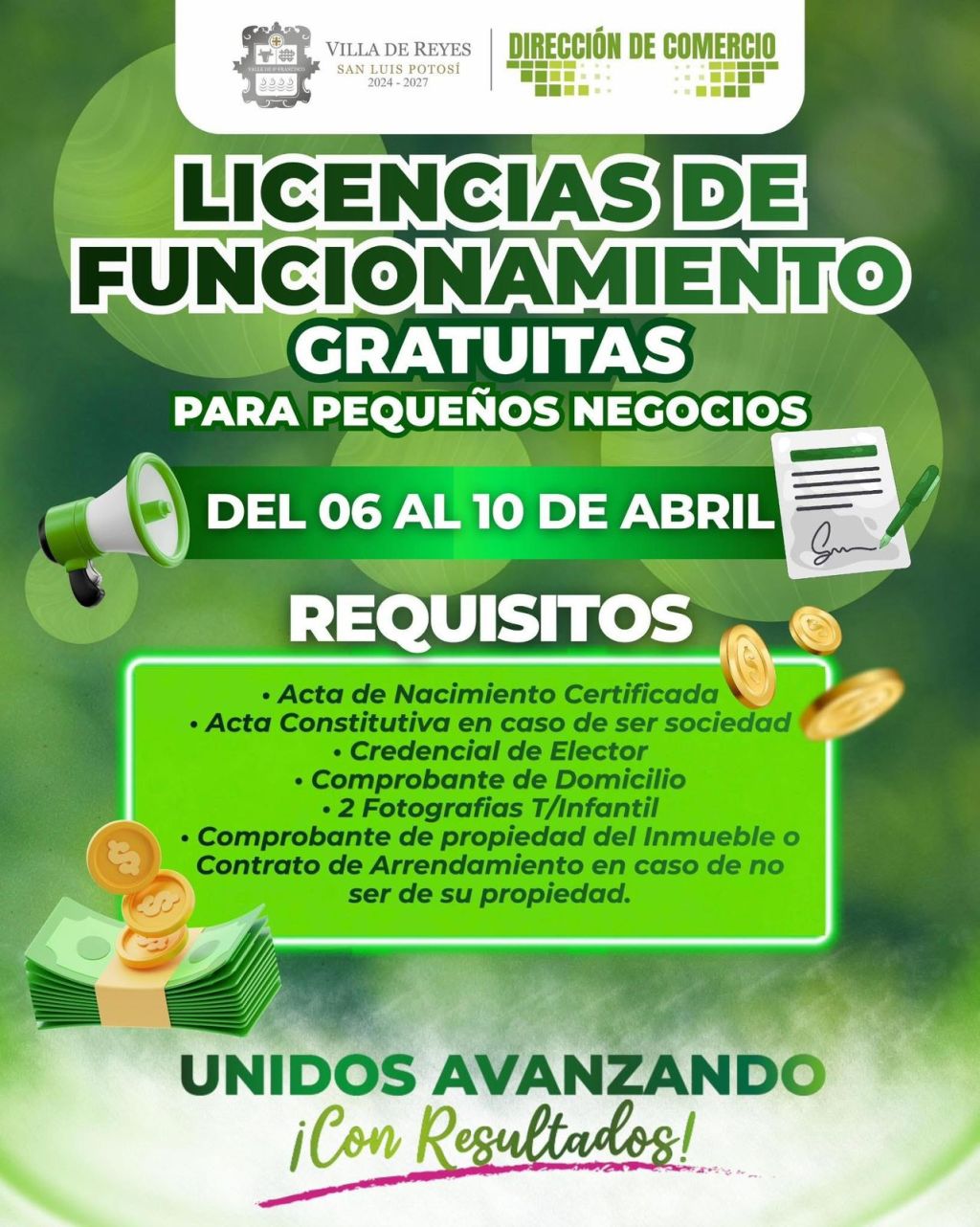 LICENCIAS DE FUNCIONAMIENTO GRATUITAS IMPULSAN A EMPRENDEDORES EN VILLA DE&nbsp;REYES
