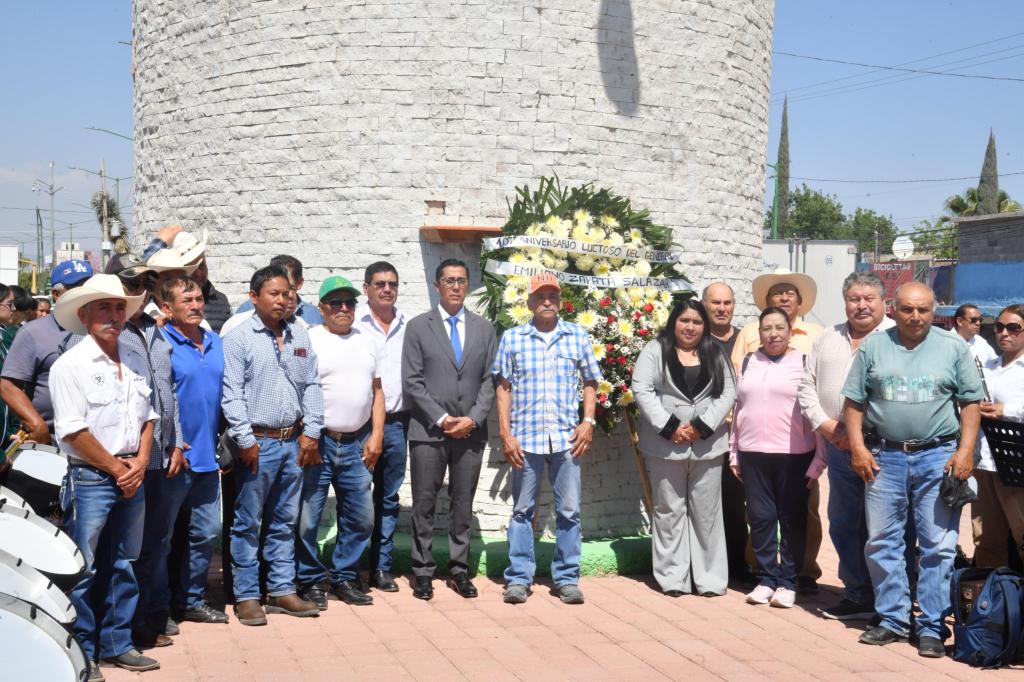 AYUNTAMIENTO DE SOLEDAD HONRA LEGADO DE EMILIANO ZAPATA EN SU 107 ANIVERSARIO&nbsp;LUCTUOSO