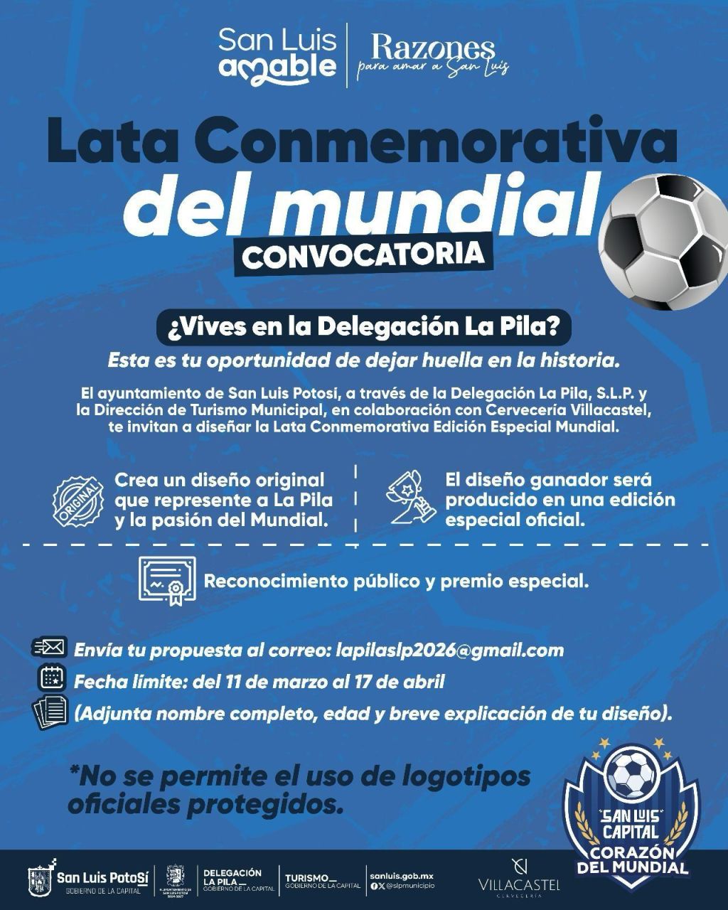 Por cerrarse convocatoria para habitantes de La Pila que deseen resaltar la pasión por el&nbsp;futbol
