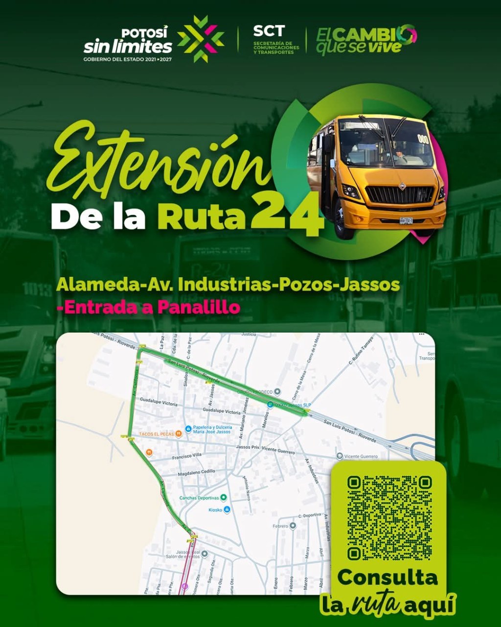 ESTADO DA A CONOCER LA NUEVA RUTA&nbsp;24
