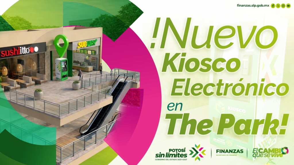 ESTADO INSTALA NUEVO KIOSCO ELECTRÓNICO EN PLAZA THE&nbsp;PARK