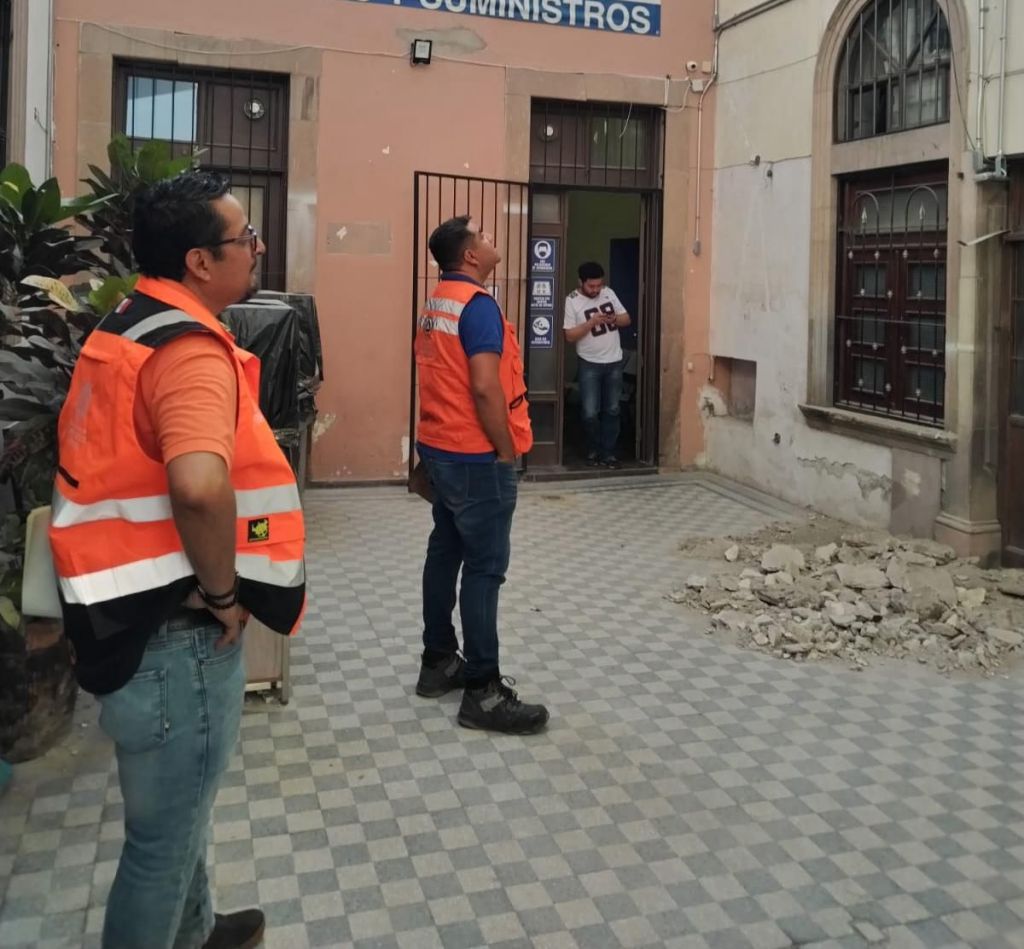 Protección Civil Municipal clausura de forma preventiva despacho contable en el Centro&nbsp;Histórico