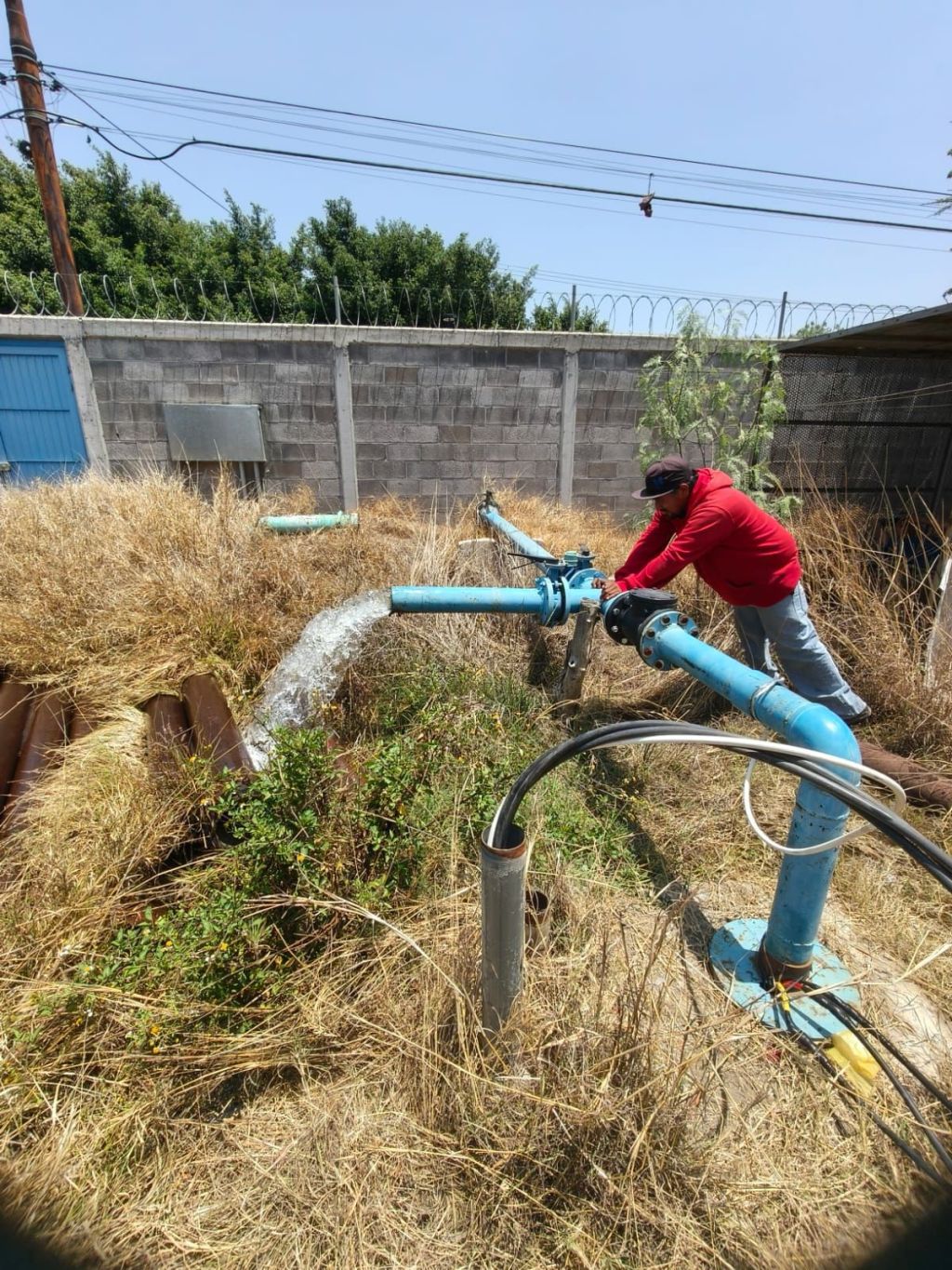 Interapas reactiva pozo Salk I tras actos de vandalismo 