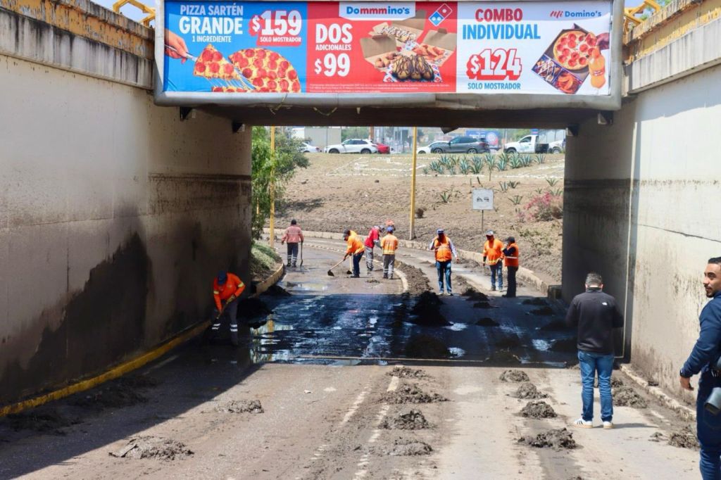 Reabre Gobierno de la Capital desnivel de la Glorieta del Real&nbsp;Inn