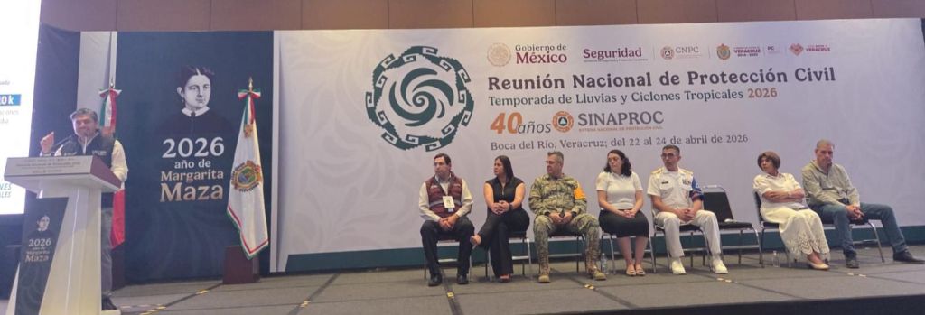 Protección Civil Municipal participa en la Reunión Nacional: «Temporada de Lluvias y Ciclones Tropicales&nbsp;2026»