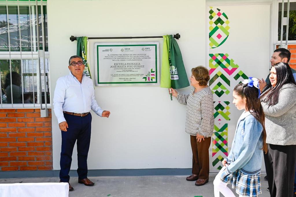 COMUNIDAD EDUCATIVA DE SAN JOSÉ DEL BARRO RECONOCEN CAMBIO TOTAL DE PRIMARIA “JOSÉ MARÍA PINO&nbsp;SUÁREZ”