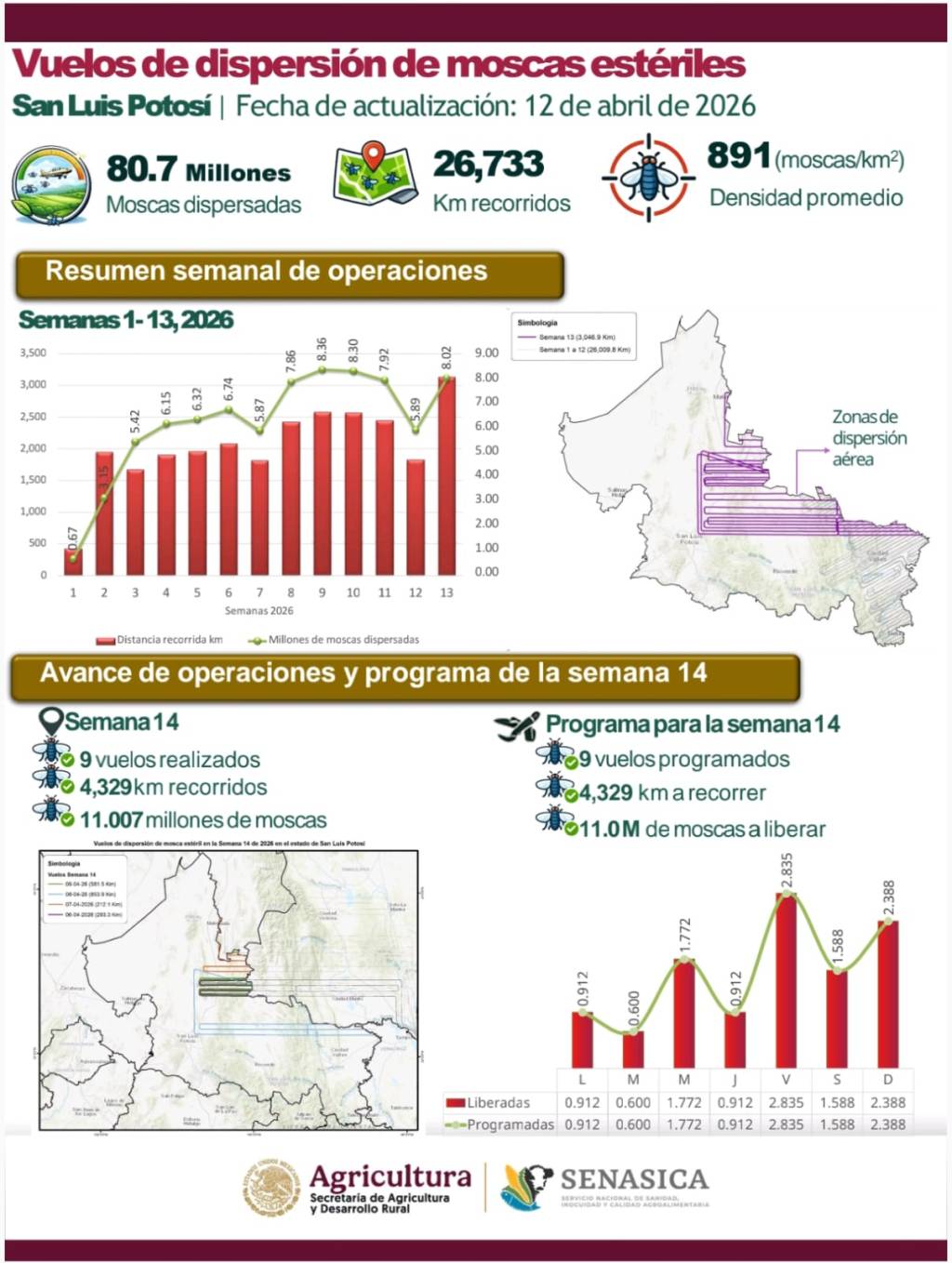 GOBIERNO ESTATAL REDOBLA LUCHA CONTRA GUSANO&nbsp;BARRENADOR