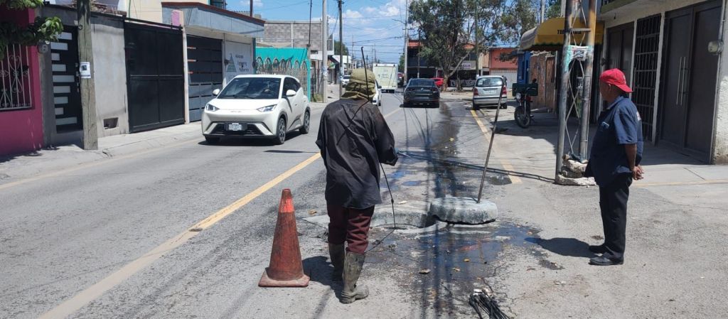 Interapas continúa plan estratégico de limpieza de drenajes por temporada de&nbsp;lluvias