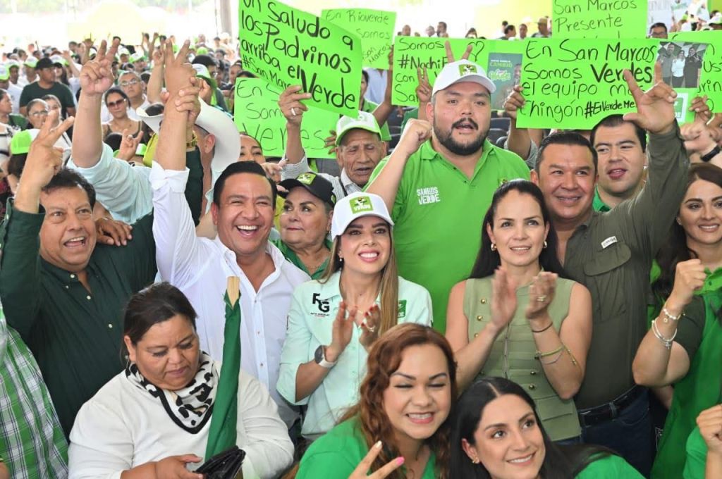 ANTE MÁS DE 10 MIL PERSONAS, TOMA PROTESTA COMITÉ MUNICIPAL DEL PV EN&nbsp;RIOVERDE