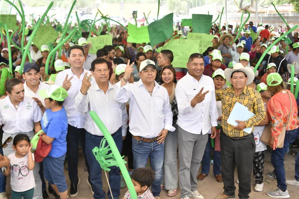 RICARDO GALLARDO INICIA PAVIMENTACIÓN DE CALLES EN EL ROSARIO, VILLA DE&nbsp;REYES