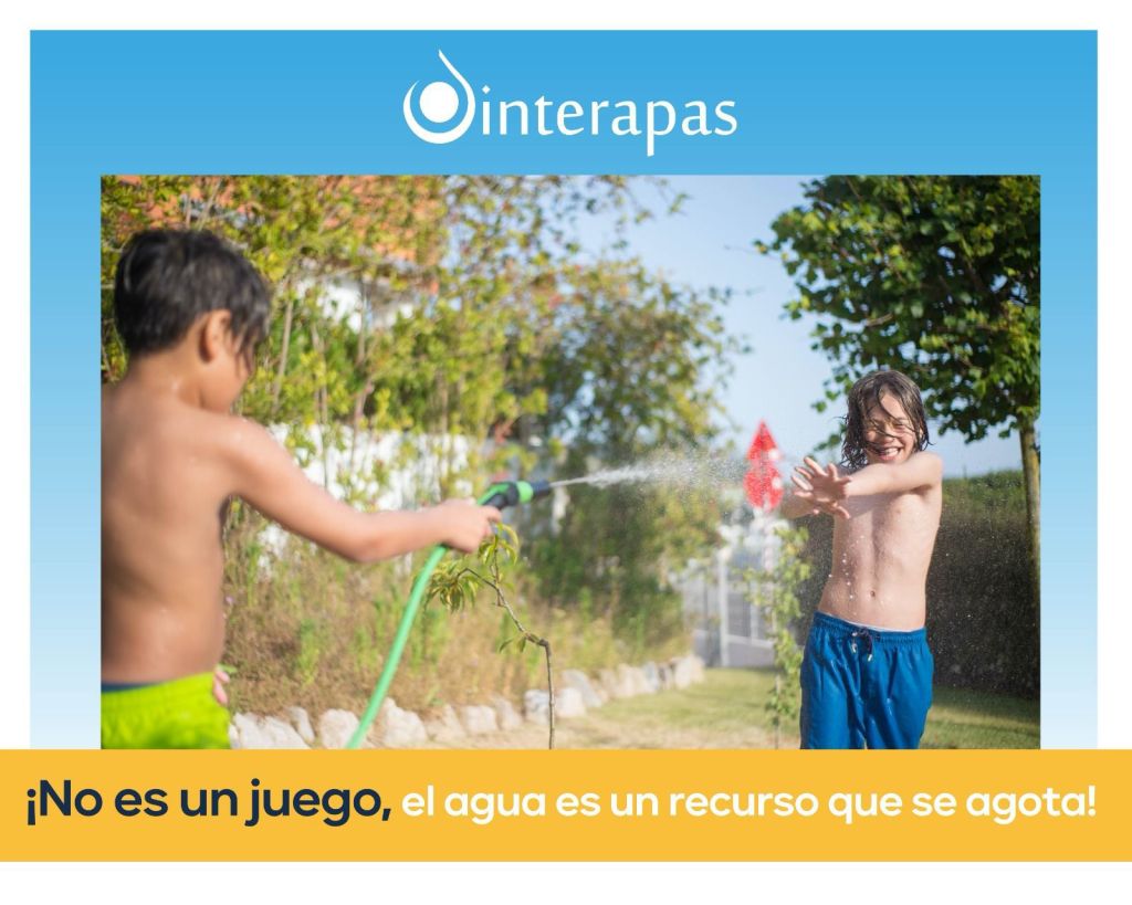 Con altas temperaturas, Interapas invita al uso responsable del&nbsp;agua