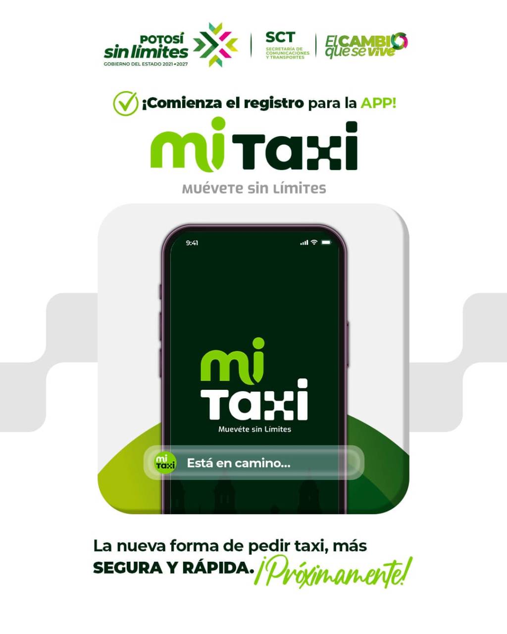 ESTADO ARRANCA REGISTRO DE LA APP “MI&nbsp;TAXI”