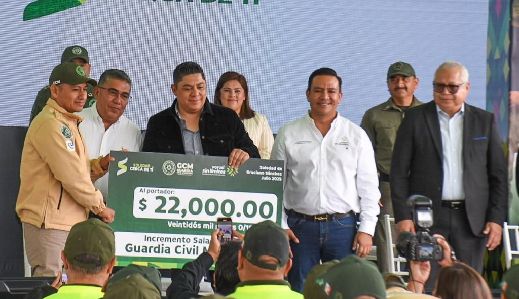 SOLEDAD DE GRACIANO SÁNCHEZ FORTALECE LA PAZ PÚBLICA CON PROFESIONALIZACIÓN Y MEJORES&nbsp;SALARIOS