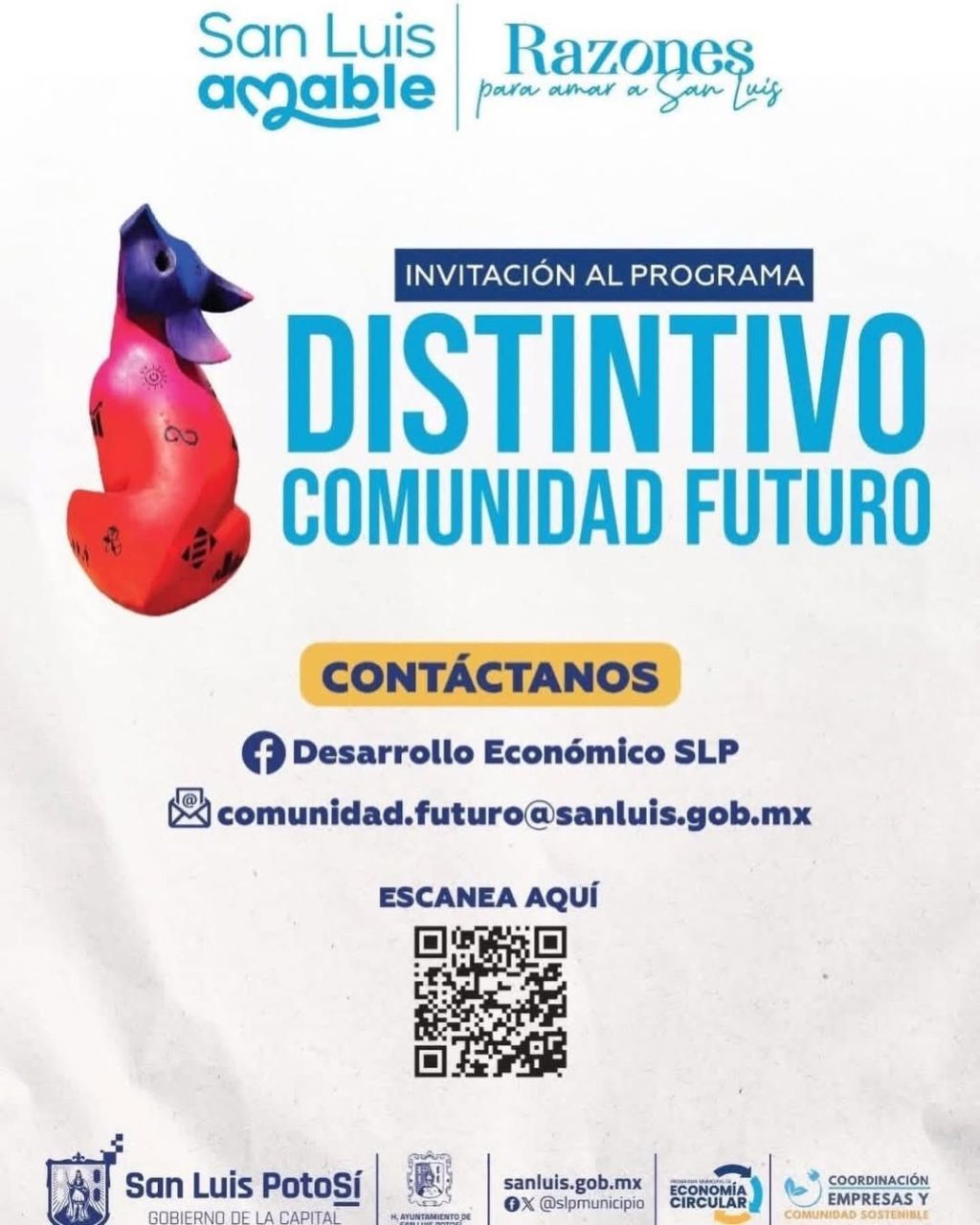 Gobierno de la Capital abre convocatoria 2026 del Distintivo Comunidad&nbsp;Futuro
