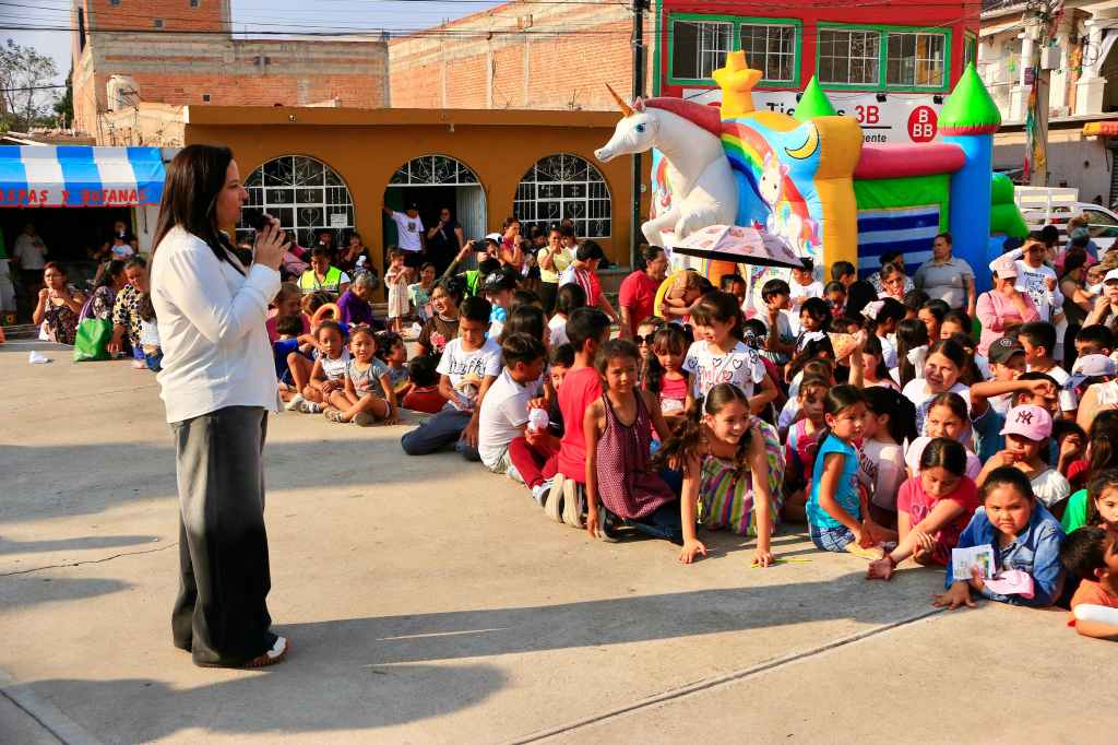 NIÑAS Y NIÑOS, PRIORIDAD DEL GOBIERNO DE VILLA DE POZOS: PATY&nbsp;ARADILLAS