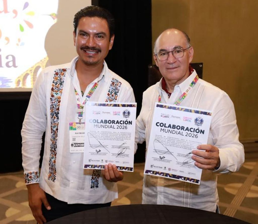 San Luis Capital firma alianza de promoción conjunta con la ciudad de Oaxaca, rumbo al Mundial&nbsp;2026