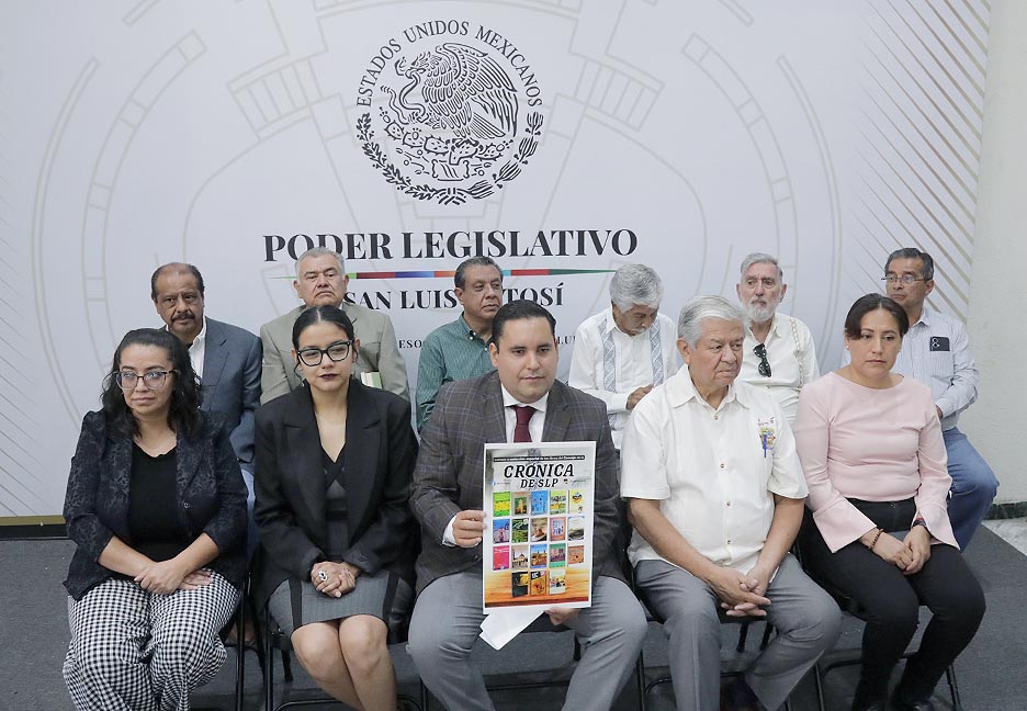 PROPONE DIP. LUIS EMILIO ROSAS MONTIEL, INSTITUIR EL 14 DE OCTUBRE COMO “DÍA DEL CRONISTA&nbsp;POTOSINO”