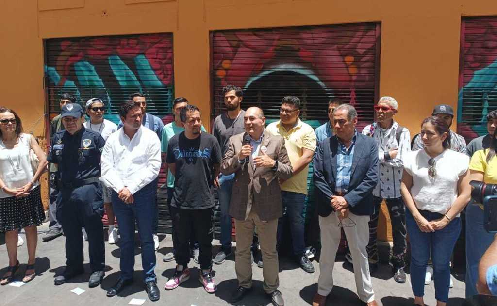 GOBIERNO DE LA CAPITAL FIRMARA PACTO CON MURALISTAS PARA EL COMBATE AL GRAFFITI EN EL CENTRO&nbsp;HISTÓRICO