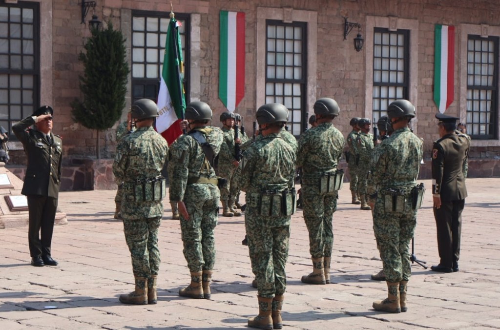 TOMA PROTESTA EL TENIENTE CORONEL JOSÉ RODRIGO PACHECO CHUC COMO COMANDANTE INTERINO DEL 40/O. BATALLÓN DE INFANTERÍA