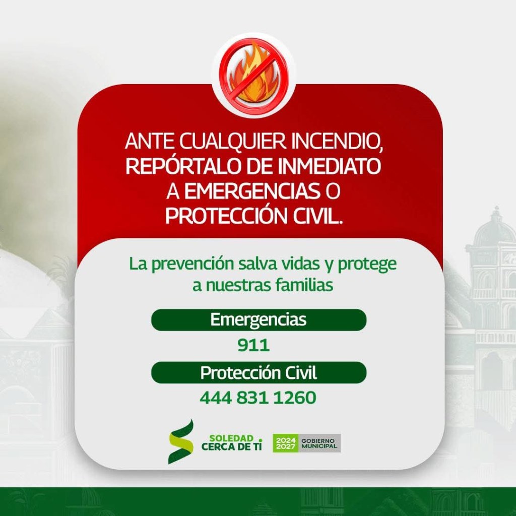 SOLEDAD DE GRACIANO SÁNCHEZ REFUERZA LLAMADO A EVITAR QUEMAS DE BASURA ANTE INCREMENTO DE&nbsp;INCENDIOS