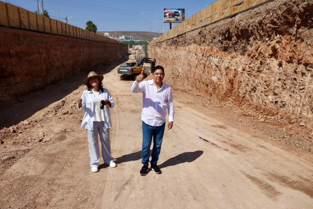 SUPERVISA RICARDO GALLARDO AVANCE DEL MEGA DESNIVEL ARENA&nbsp;POTOSÍ